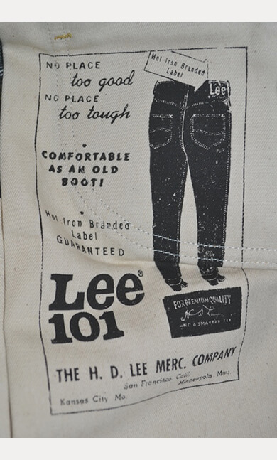 Tecnología de la cremallera se añadió a los pantalones vaqueros Lee